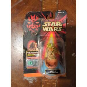 Star Wars Episode 1 Yoda 3.75" Action Figure 1998 Hasbro *Damaged Box*